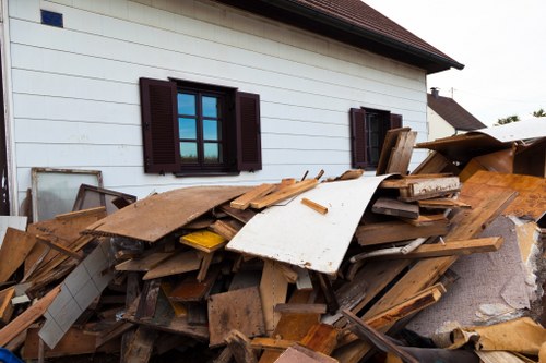 Organized house clearance in progress